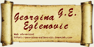 Georgina Eglenović vizit kartica